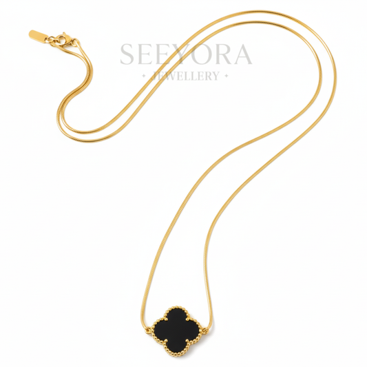 Black Clover Necklace