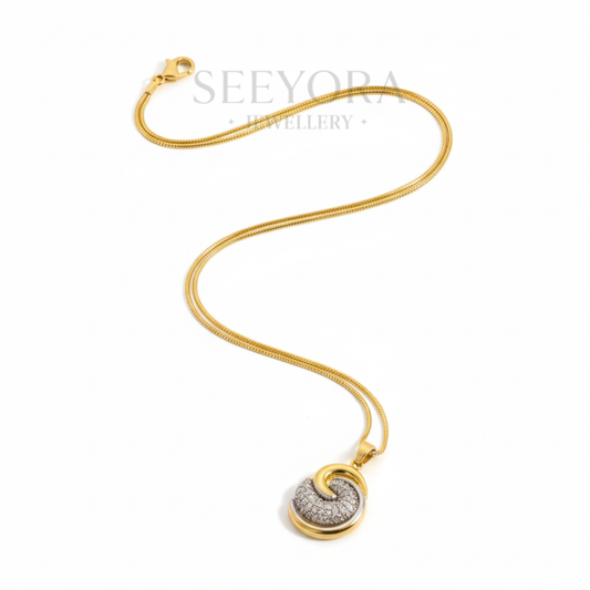 Ocean Swirl Necklace