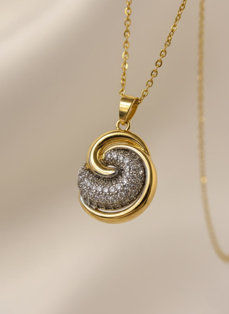 Ocean Swirl Necklace