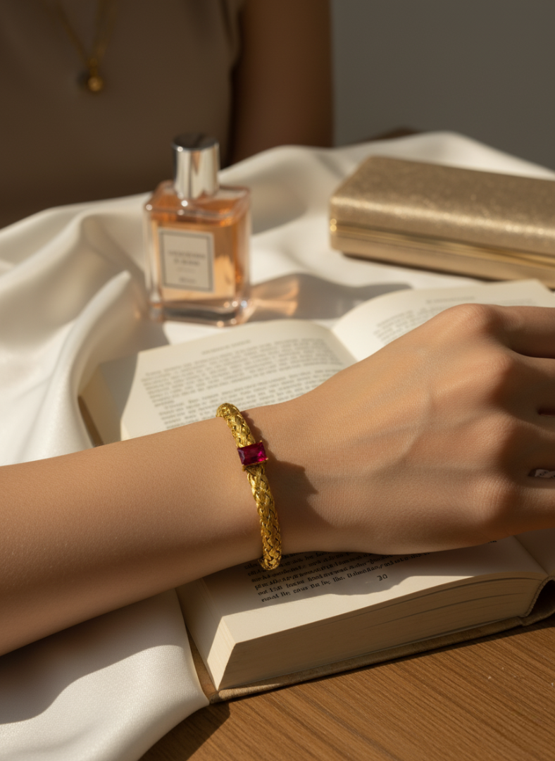 Ruby Gleam Bracelet